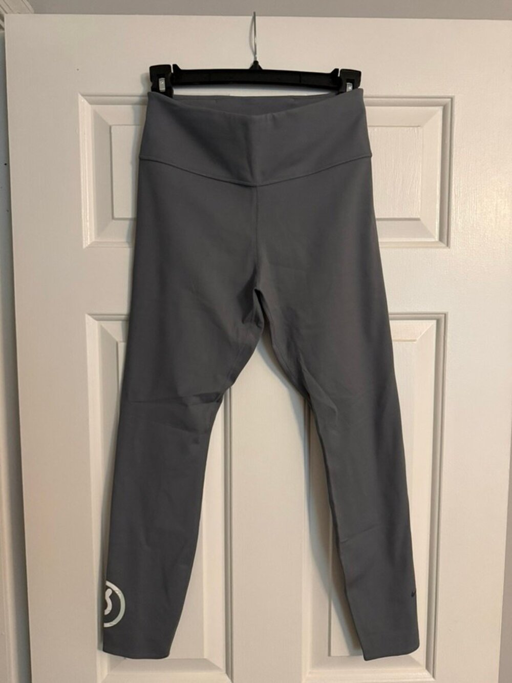 Nike Dri-fit Gray Peloton-branded Running Leggings / Tights